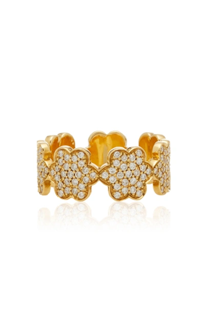 Shop Ashley Mccormick Amelie18k Gold And Diamond Ring