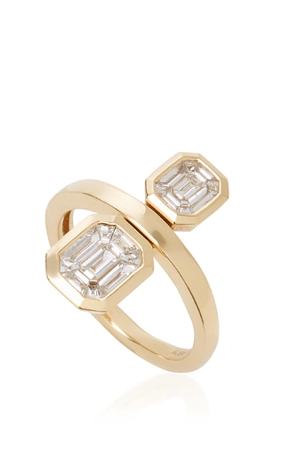 Shop As29 Duplex Illusion 18k Gold Diamond Ring