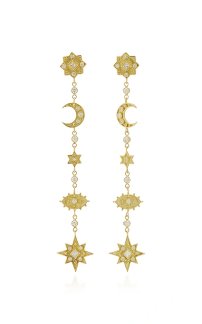 Shop Amrapali Heritage Mystic 18k Gold And Diamond Earrings