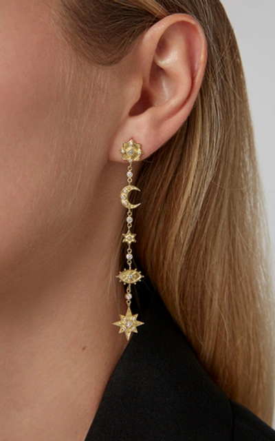 Shop Amrapali Heritage Mystic 18k Gold And Diamond Earrings