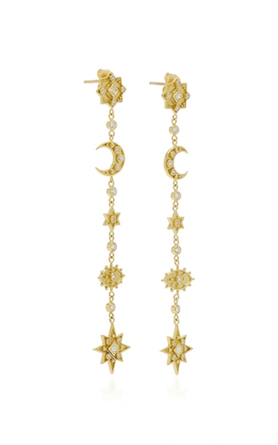 Shop Amrapali Heritage Mystic 18k Gold And Diamond Earrings