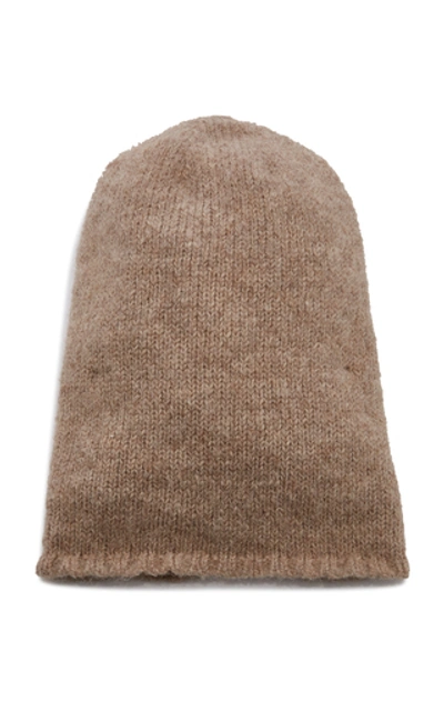 Shop Janessa Leone Knox Alpaca-blend Beanie In Neutral