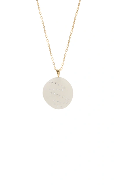 Shop Cvc Stones Midwinter 18k Gold, Diamond And Stone Necklace In White