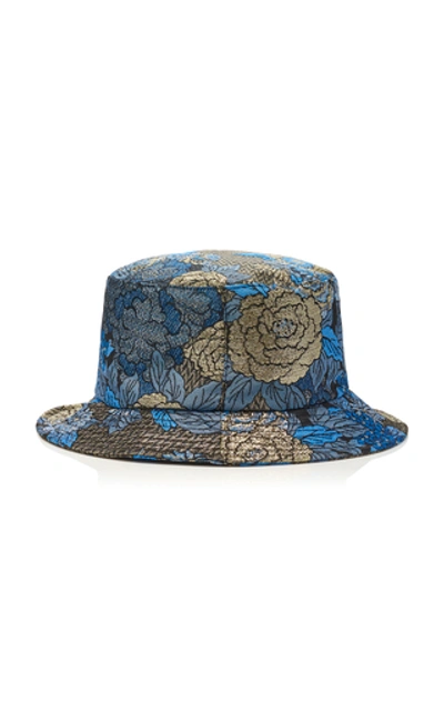 Shop Avenue Bellflower Bucket Hat In Blue