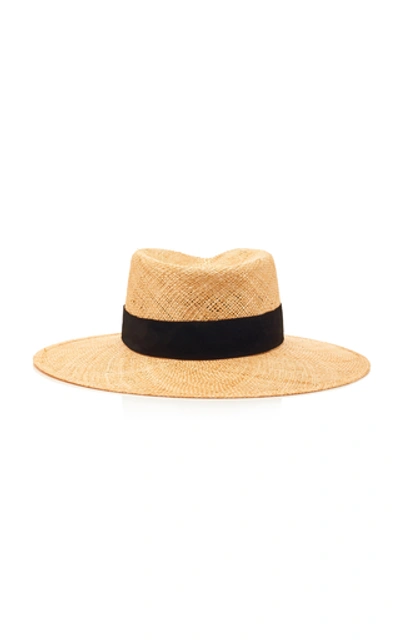 Shop Janessa Leone Jodi Straw Hat In Neutral