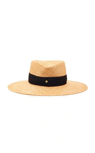 Shop Janessa Leone Jodi Straw Hat In Neutral