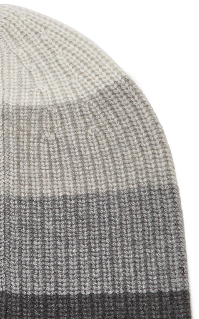 Shop Bogner Brid Cashmere Beanie In Grey