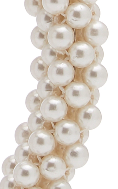 Shop Shrimps Antonia Faux Pearl Headband In Ivory