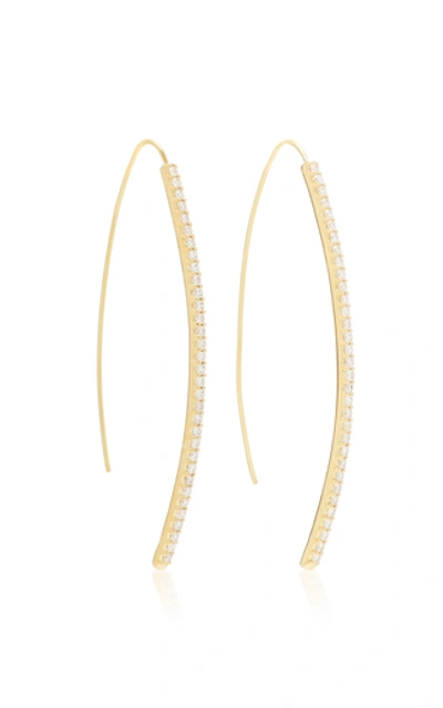 Shop Ashley Mccormick Emilia 18k Gold Diamond Earrings