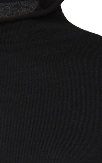 Shop Khaite Lola Fitted Wool Sweater In Black