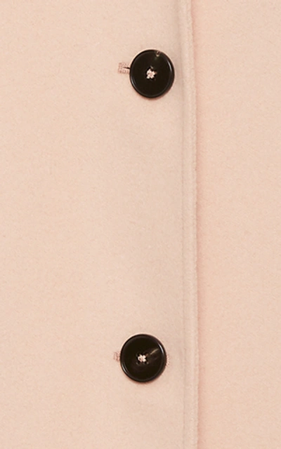 Shop Jil Sander Three-button Cashmere Coat In Neutral