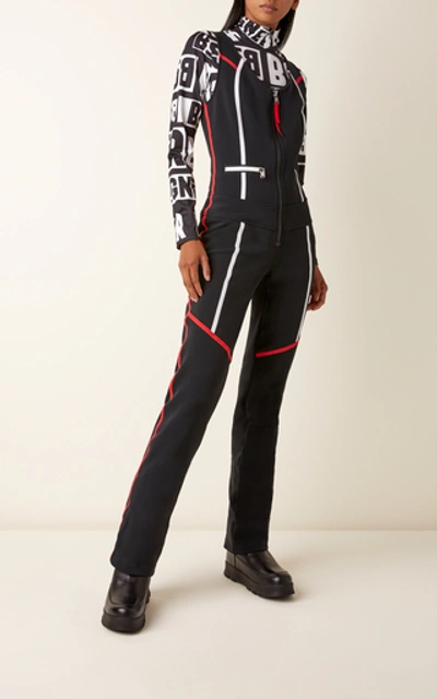 Shop Bogner Terri Stretch-shell Ski Suit In Black