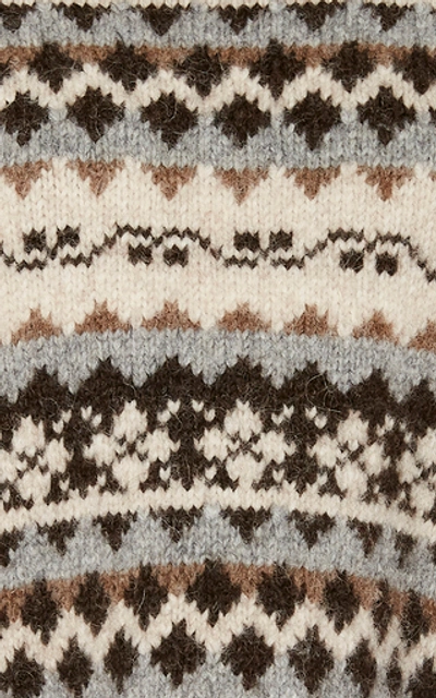 Shop Nili Lotan Catalina Alpaca-blend Knit Turtleneck In Grey