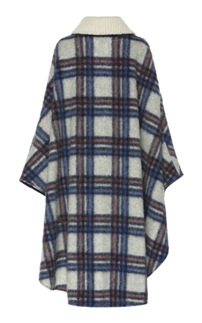 Shop Isabel Marant Étoile Gabin Wool Coat In Plaid