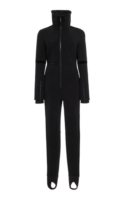 Shop Fusalp High-necked Shell Stirrup Jumpsuit In Black