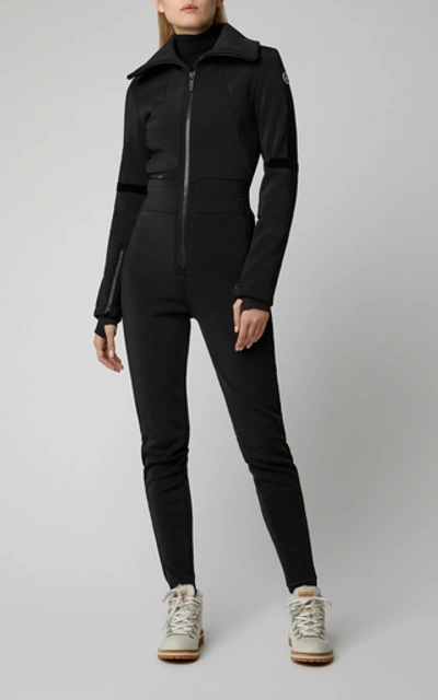 Shop Fusalp High-necked Shell Stirrup Jumpsuit In Black