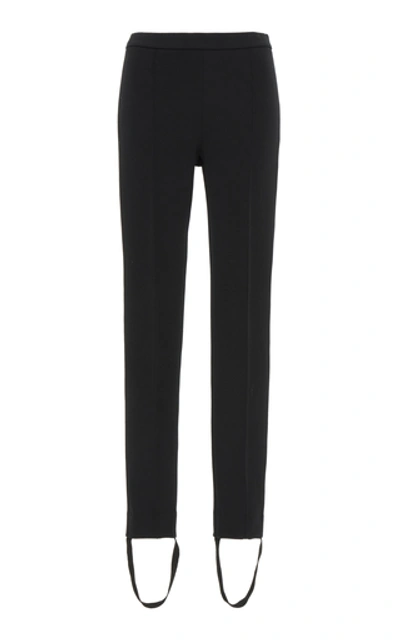 Shop Givenchy Stretch-twill Stirrup Pants In Black