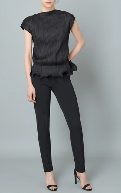 Shop Givenchy Stretch-twill Stirrup Pants In Black