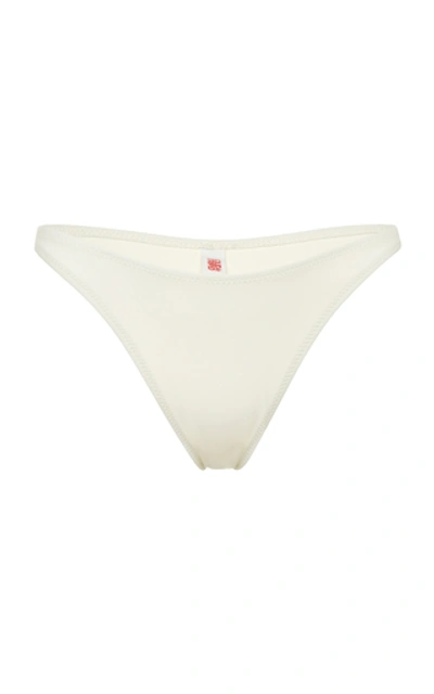 Shop Solid & Striped Eva Bikini Bottom In White