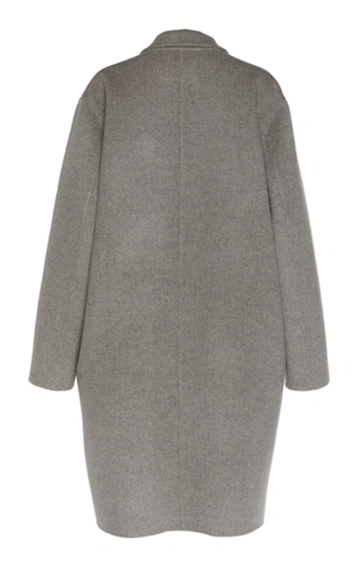 Shop Acne Studios Oluma Oversized Wool-blend Coat In Grey