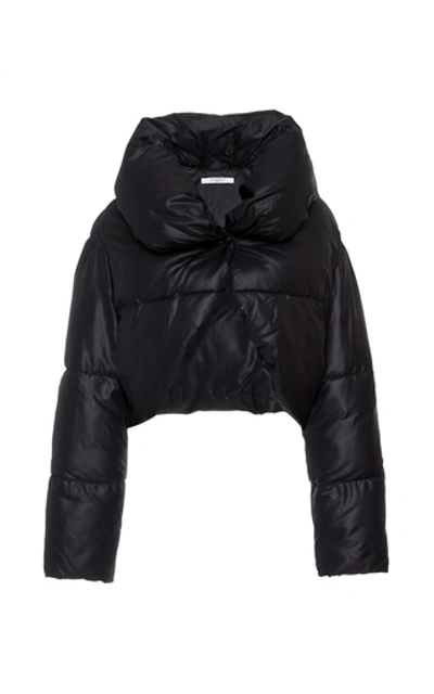 Shop Givenchy Cropped Bolero Puffer Jacket In Black