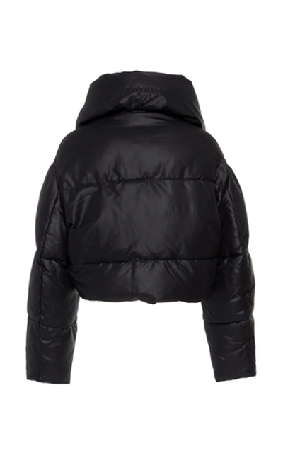 Shop Givenchy Cropped Bolero Puffer Jacket In Black