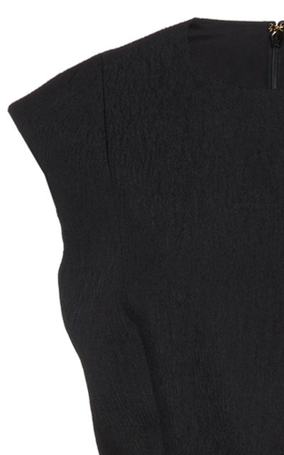 Shop Emilia Wickstead Barbara Sleeveless Wide-leg Jumpsuit In Black