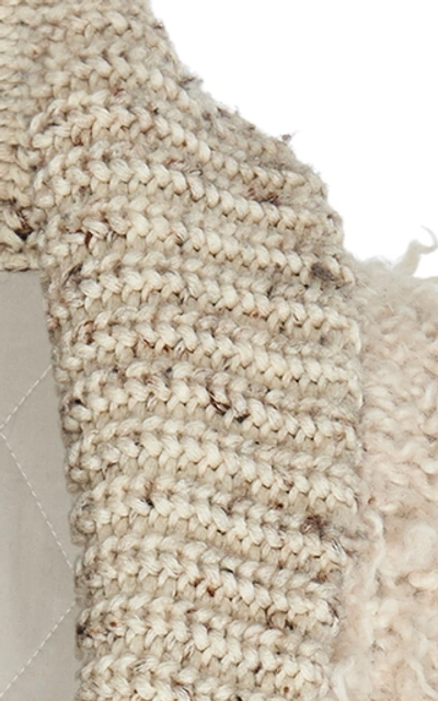 Shop Isabel Marant Layden Wool Knit Vest In White