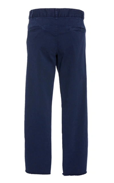 Shop Nl Collection East Hampton Cotton Pant In Blue