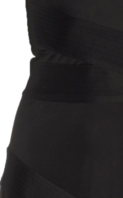Shop Alexis Addison One-shoulder Jersey Maxi Dress In Black