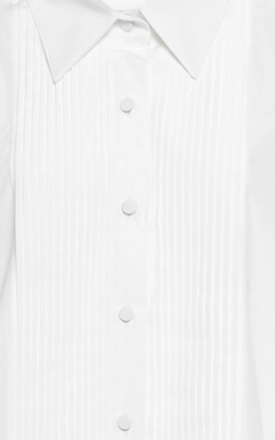 Shop Alexander Wang Cotton-poplin Shirt In White