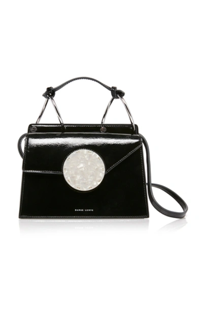 Shop Danse Lente Phoebe Bis Patent Leather Shoulder Bag In Black