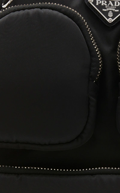 Shop Prada Tessuto Backpack In Black