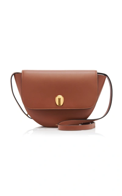 Shop Wandler Billy Leather Bag In Brown