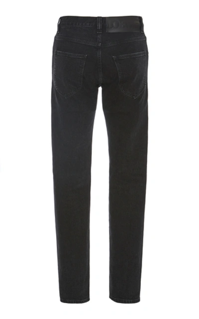 Shop Loewe 5 Pocket Jeans In Black