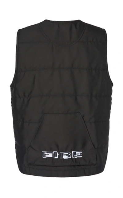 Shop Heron Preston Multipocket Utilitarian Nylon Vest  In Black