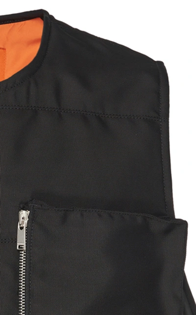 Shop Heron Preston Multipocket Utilitarian Nylon Vest  In Black