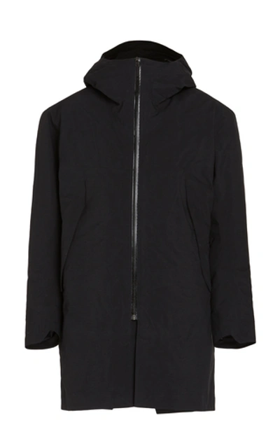 Shop Veilance Monitor Hooded Shell Down Coat In Black