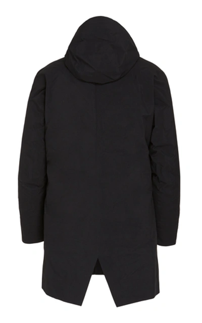 Shop Veilance Monitor Hooded Shell Down Coat In Black