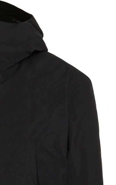 Shop Veilance Monitor Hooded Shell Down Coat In Black