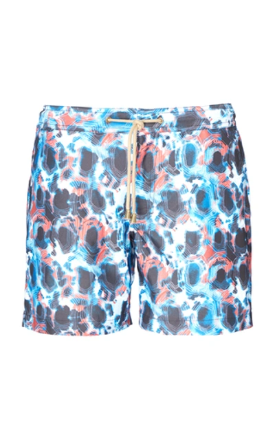 Shop Thorsun Tie-dye Swim Shorts In Print