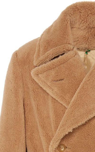 Shop Ralph Lauren Cuddle Alpaca Coat In Brown