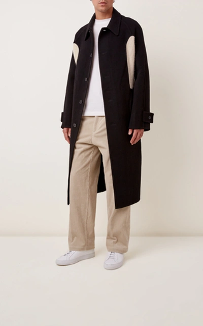 Shop Haider Ackermann Workwear Cotton-corduroy Straight-leg Pants In Neutral