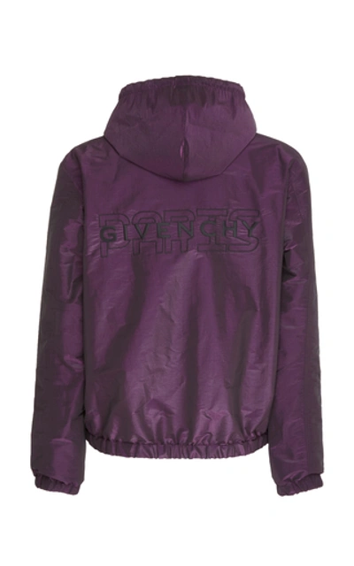Shop Givenchy Hooded Shell Jacket In Pink