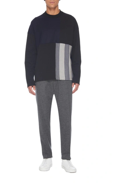 Shop Jil Sander Jersey Track Pants In Grey