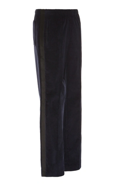 Shop Maison Margiela Classic Corduroy Straight-leg Pants In Navy