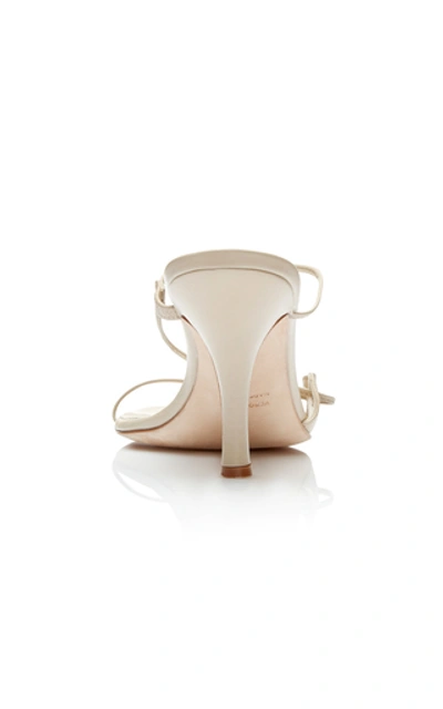 Shop Christopher Esber Alexa Leather Sandals In Neutral