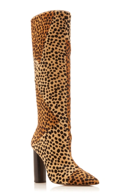 Shop Ulla Johnson Jerri Leopard Boots In Animal