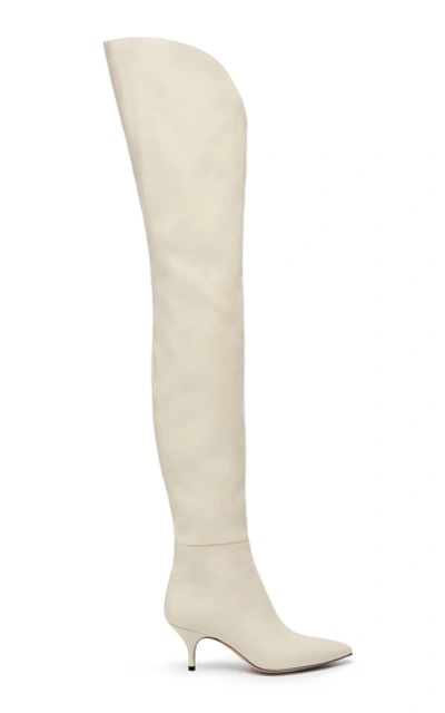 Shop Magda Butrym Portugal Boots In White