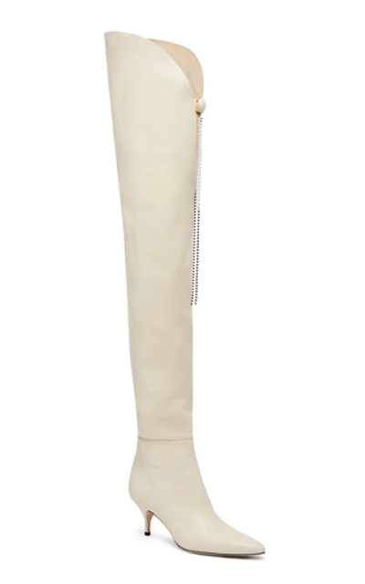 Shop Magda Butrym Portugal Boots In White